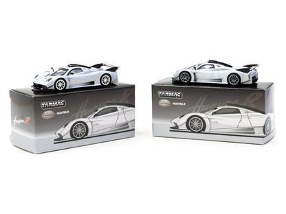 Tarmac Works 1/64 Pagani Huayra R Satin Silver - GLOBAL64