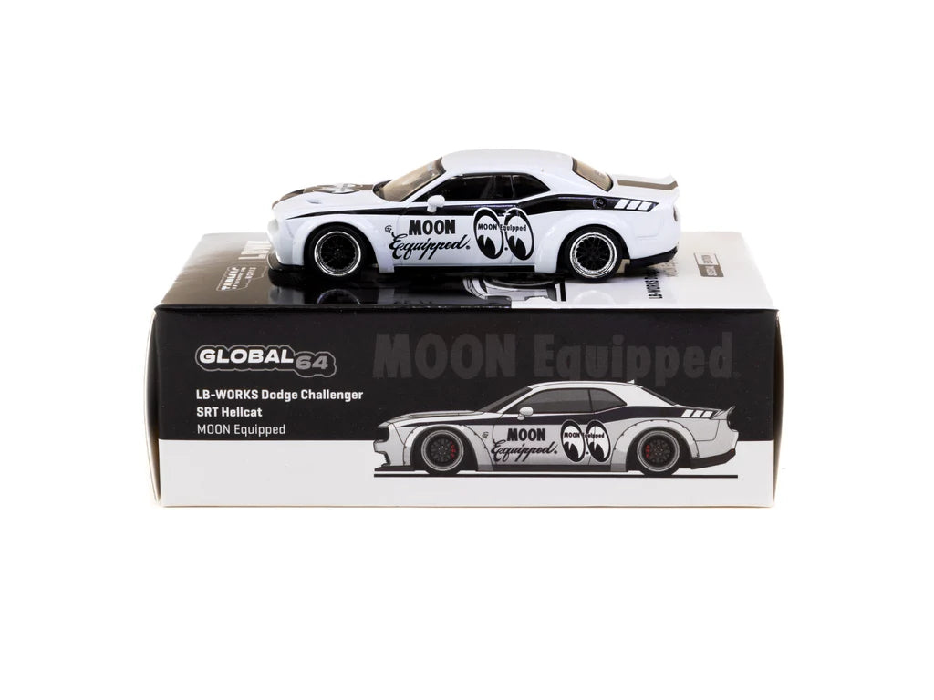 Tarmac Works 1/64 LB-WORKS Dodge Challenger SRT Hellcat MOON Equipper - Event Special Edition - GLOBAL64
