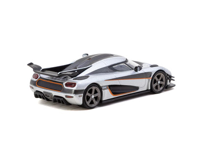 Tarmac Works 1/64 Koenigsegg One:1 Silver - Tarmac Works GLOBAL64