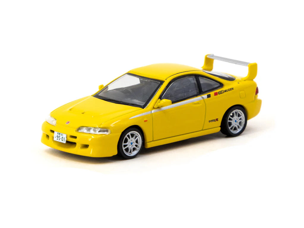 Tarmac Works 1/64 Honda Integra TYPE R DC2 MUGEN Sunlight Yellow - GLOBAL64