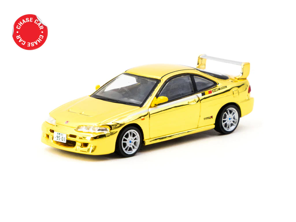 Tarmac Works 1/64 Honda Integra TYPE R DC2 MUGEN Sunlight Yellow - GLOBAL64