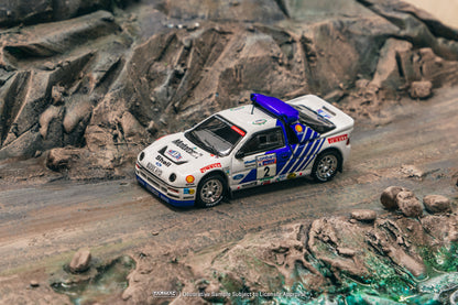 Tarmac Works 1/64 Ford RS200 Lombard RAC Rally 1986 #2 - HOBBY64+