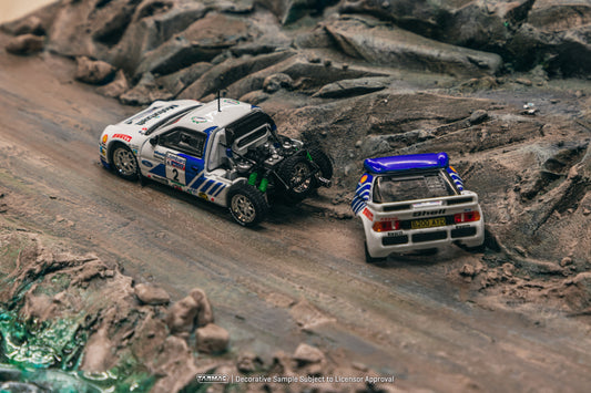 Tarmac Works 1/64 Ford RS200 Lombard RAC Rally 1986 #2 - HOBBY64+