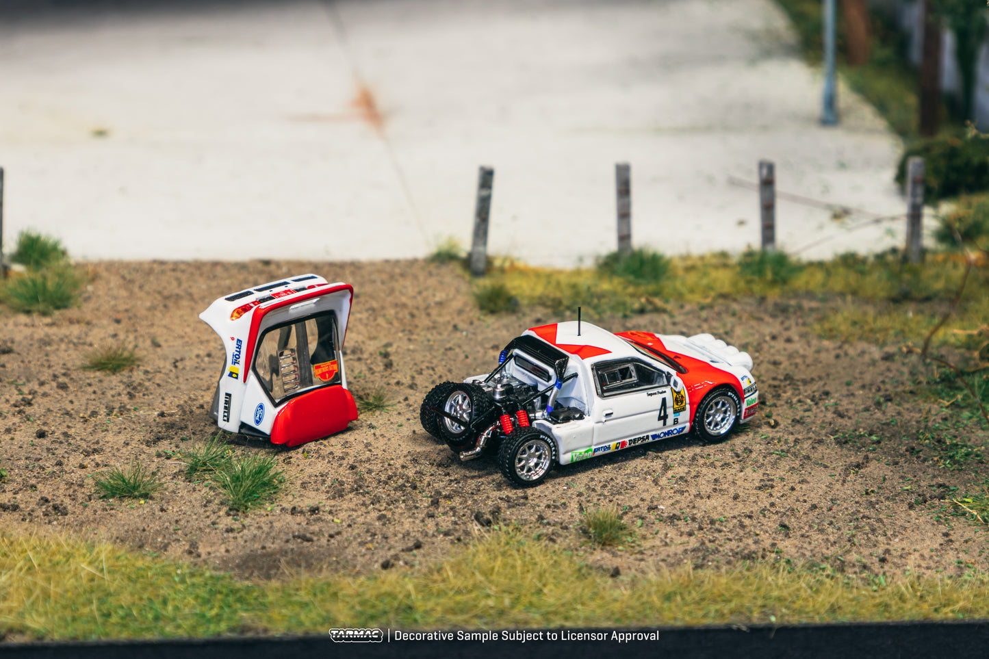 Tarmac Works 1:64 Ford RS200 - Rallye Catalunya 1986, Antonio Zanini / Josep Autet