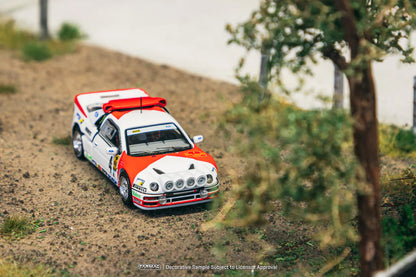 Tarmac Works 1:64 Ford RS200 - Rallye Catalunya 1986, Antonio Zanini / Josep Autet
