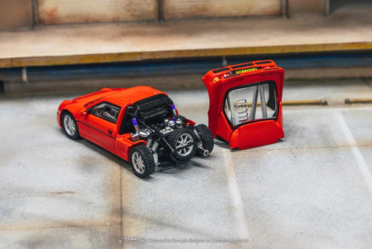 Tarmac Works 1/64 Ford RS200 Red - HOBBY64+