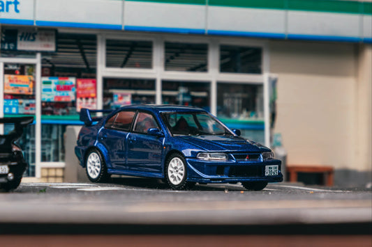 Tarmac Works 1/64 Mitsubishi Lancer Evolution VI Tommi Makinen Edition Blue - Tarmac Works ROAD64