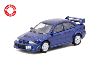 Tarmac Works 1/64 Mitsubishi Lancer Evolution VI Tommi Makinen Edition Blue - Tarmac Works ROAD64
