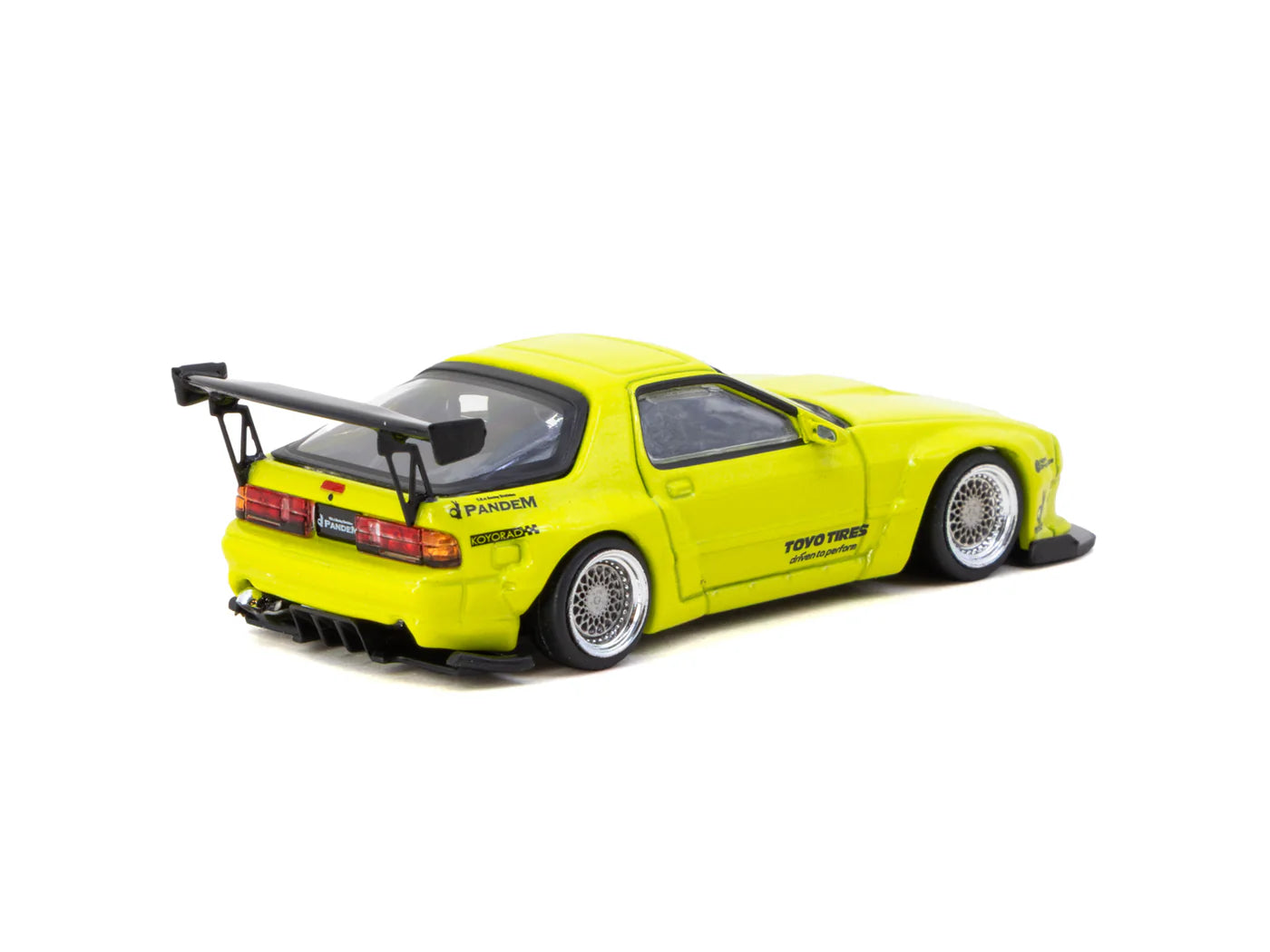 Tarmac Works 1/64 Pandem Mazda RX-7 FC3S Yellow - Tarmac Works ROAD64