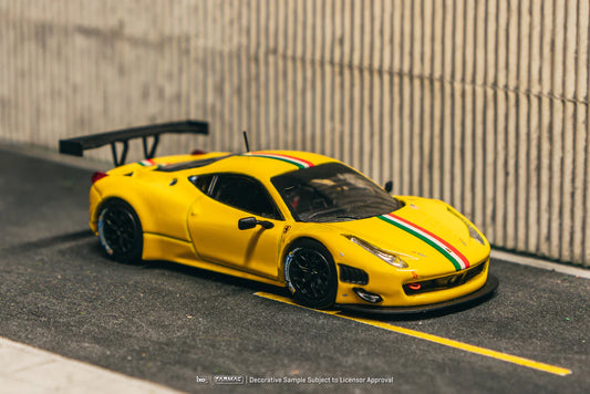 Tarmac Works 1/64 Ferrari 458 Italia GT3 Yellow - ROAD64