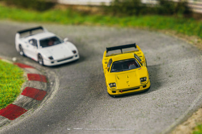 Tarmac Works X iXO Models 1/64 Ferrari F40 LM Yellow - HOBBY64