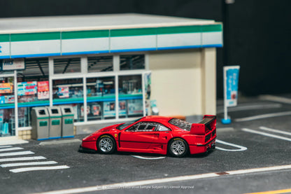 Tarmac Works 1/64 Ferrari F40 GTE Red - Tarmac Works x iXO Models ROAD64