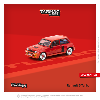Tarmac Works 1/64 Renault 5 Turbo Red - ROAD64