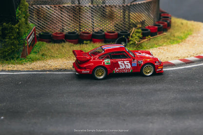 Tarmac Works X Schuco 1/64 Porsche 911 RSR 3.8 Red - COLLAB64