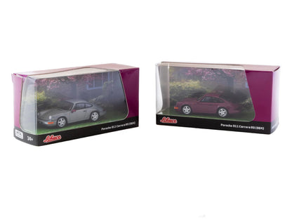 Tarmac Works 1/64 Porsche 911 Carrera RS (964) Ruby Star - Schuco x Tarmac Works COLLAB64