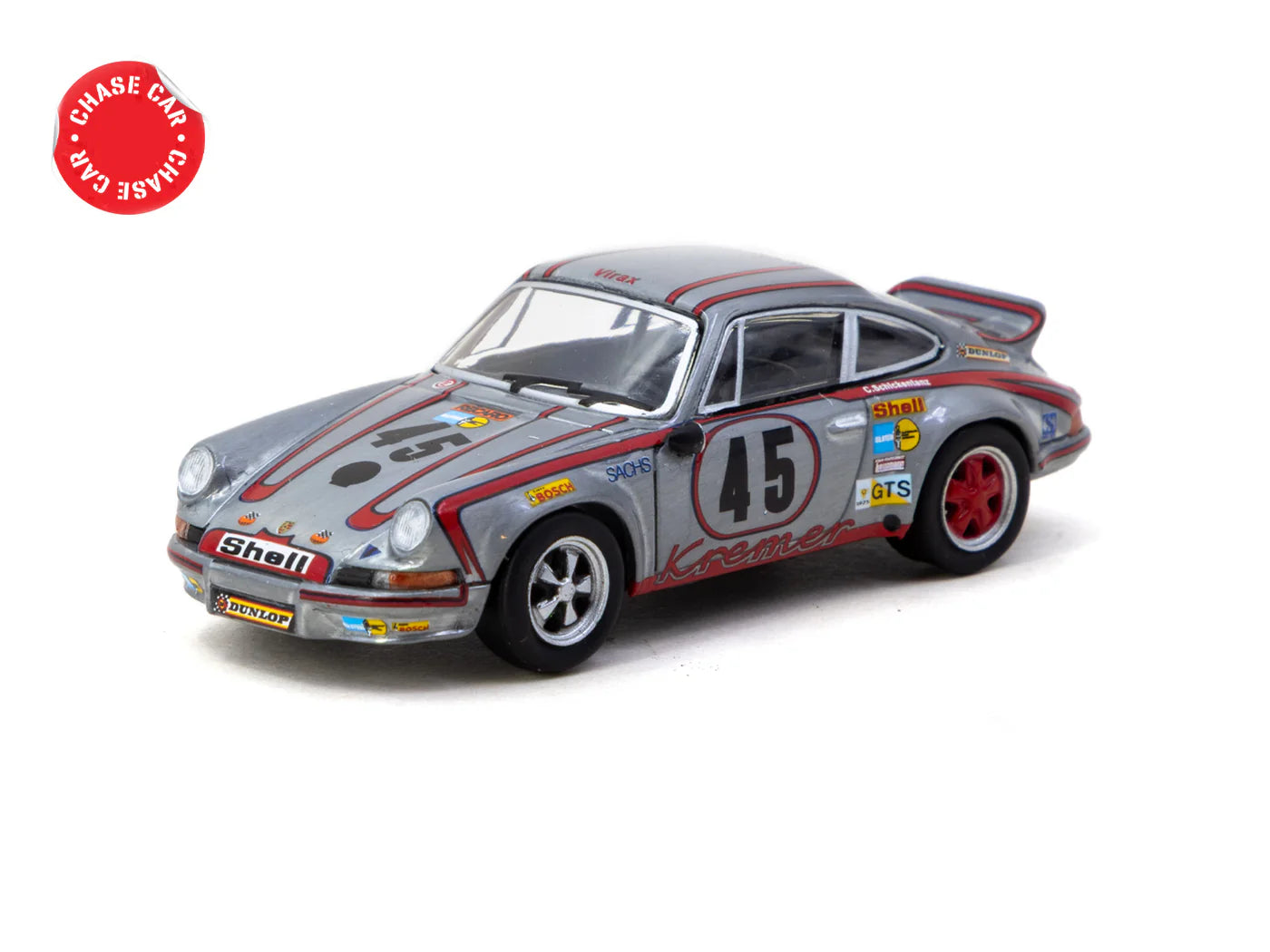 Tarmac Works 1/64 Porsche 911 Carrera RSR 2.8 24h Le Mans 1973 #45 Winner - Schuco X Tarmac Works COLLAB64