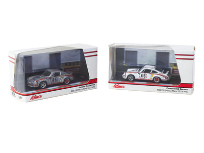 Tarmac Works 1/64 Porsche 911 Carrera RSR 2.8 24h Le Mans 1973 #45 Winner - Schuco X Tarmac Works COLLAB64