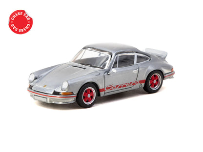 Tarmac Works 1/64 Porsche 911 Carrera RS 2.7 Lightweight White/Red - COLLAB64 Schuco x Tarmac Works