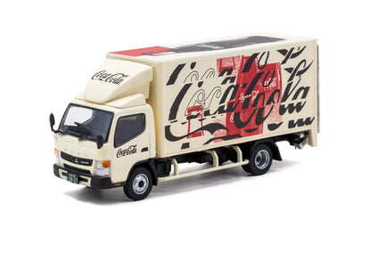 Tarmac Works 1/64 Mitsubishi Fuso Canter - Coca-Cola Box Truck - Tarmac Works TRUCK64
