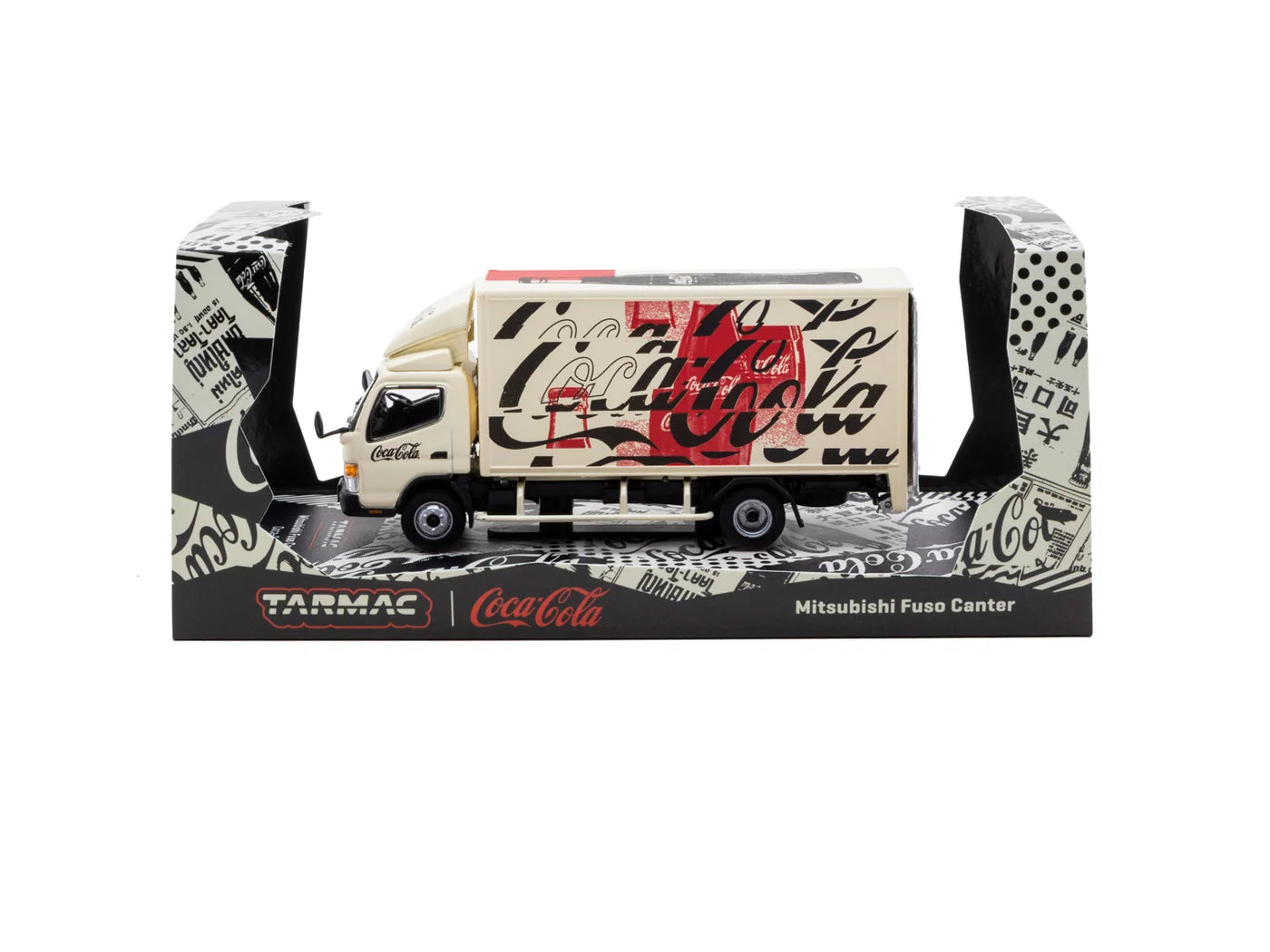Tarmac Works 1/64 Mitsubishi Fuso Canter - Coca-Cola Box Truck - Tarmac Works TRUCK64