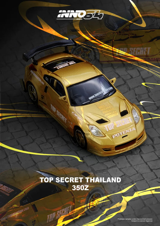 INNO64 1:64 TOP SECRET THAILAND 350Z (IN64-350ZTST-TSTOS)