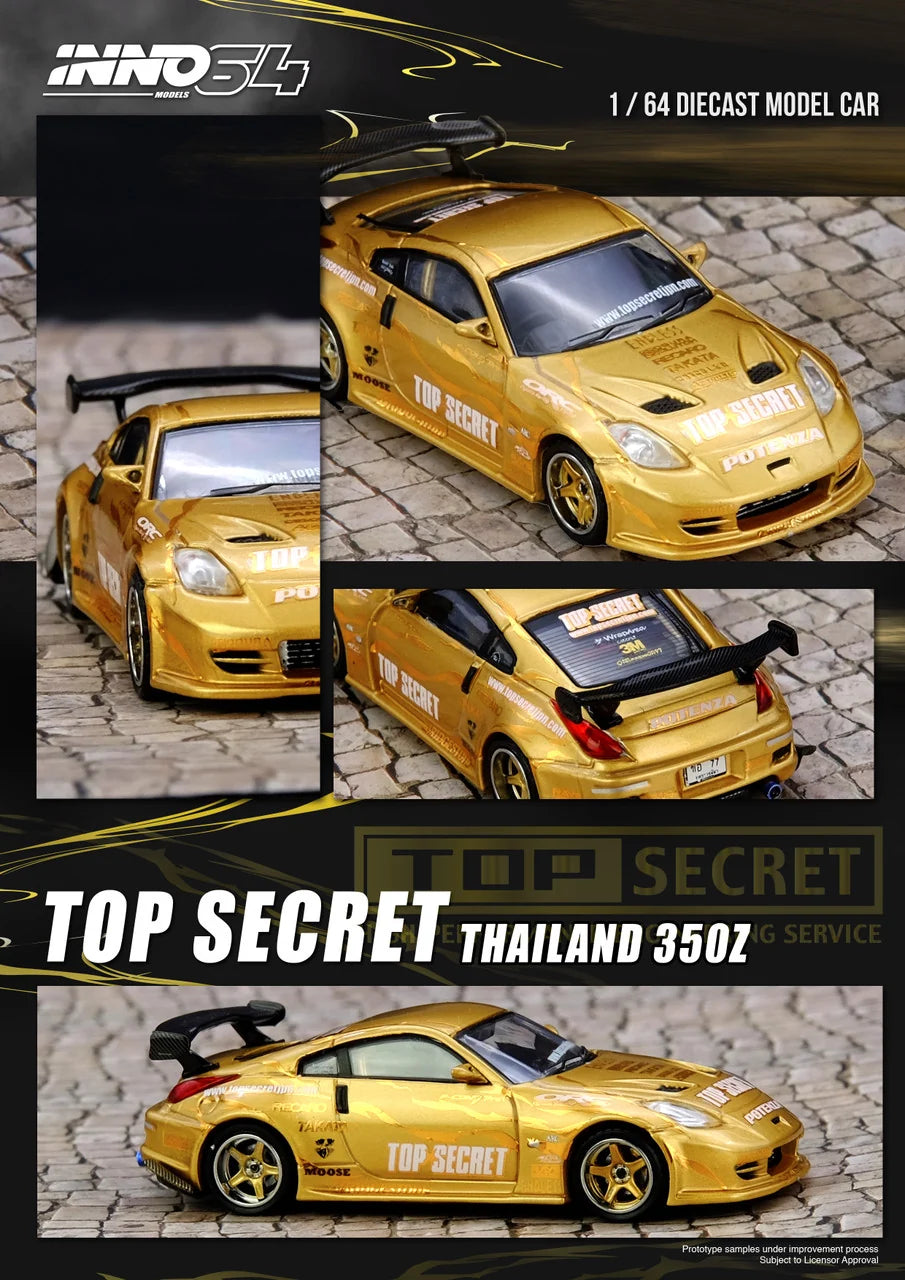INNO64 1:64 TOP SECRET THAILAND 350Z (IN64-350ZTST-TSTOS)