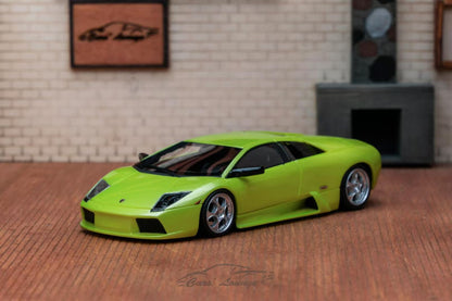 [Premium Resin Model] Car Lounge 1:64 Lambroghini Murcielago LP640 Coupe Verde Ithaca Green Premium Box Packaging Limited 599 Pieces