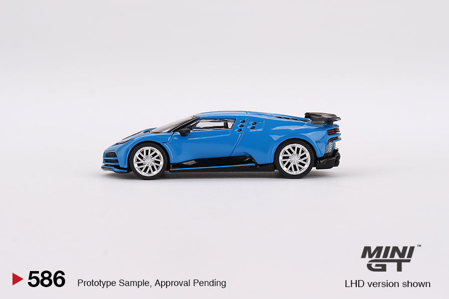 Mini GT 1:64 Bugatti Centodieci Blu Bugatti LHD (MGT00586-CH)