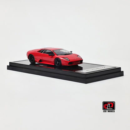LCD 1:64 Lamborghini Murcielago Red Openable Engine Hood with Detailed Engine Lamborghini Official Licensed
