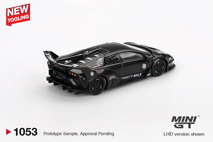 Mini GT 1:64 Lamborghini LB-Silhouette WORKS MURCIELAGO GT Evo Black (MGT01053-CH)