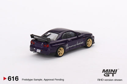 Mini GT 1:64 Nissan Skyline GT-R (R34) Tommykaira R-z Midnight Purple RHD (MGT00616-CH)