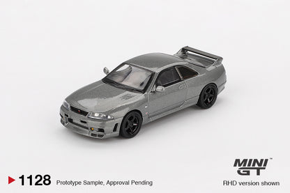 Mini GT 1:64 NISSAN Skyline GT-R Dark Metal Gray (NISMO BCNR33 CRS Version) (MGT01128-CH)
