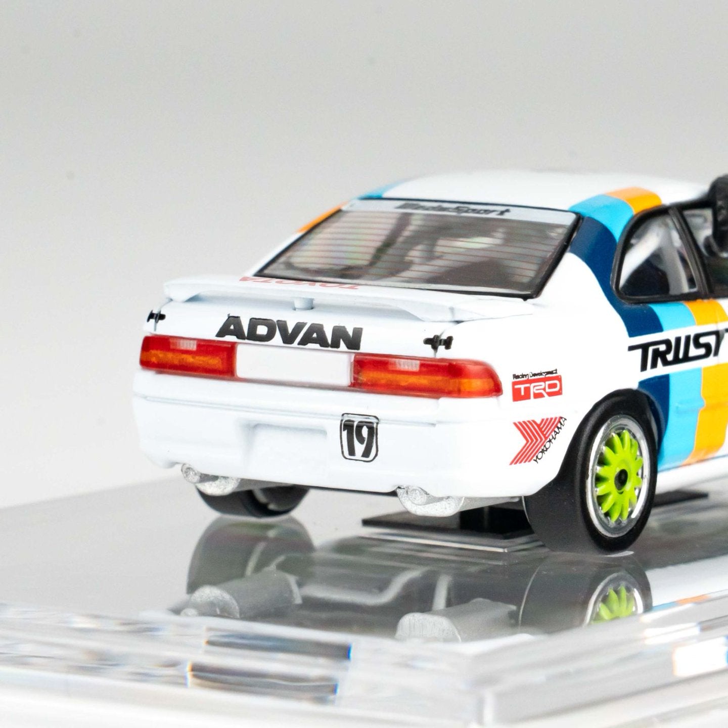 BMC BM Creations 1:64 Toyota Levin 101 JTC 1993 TRUST 92 Macau (Hong Kong Toys"R"Us Exclusive Edition)