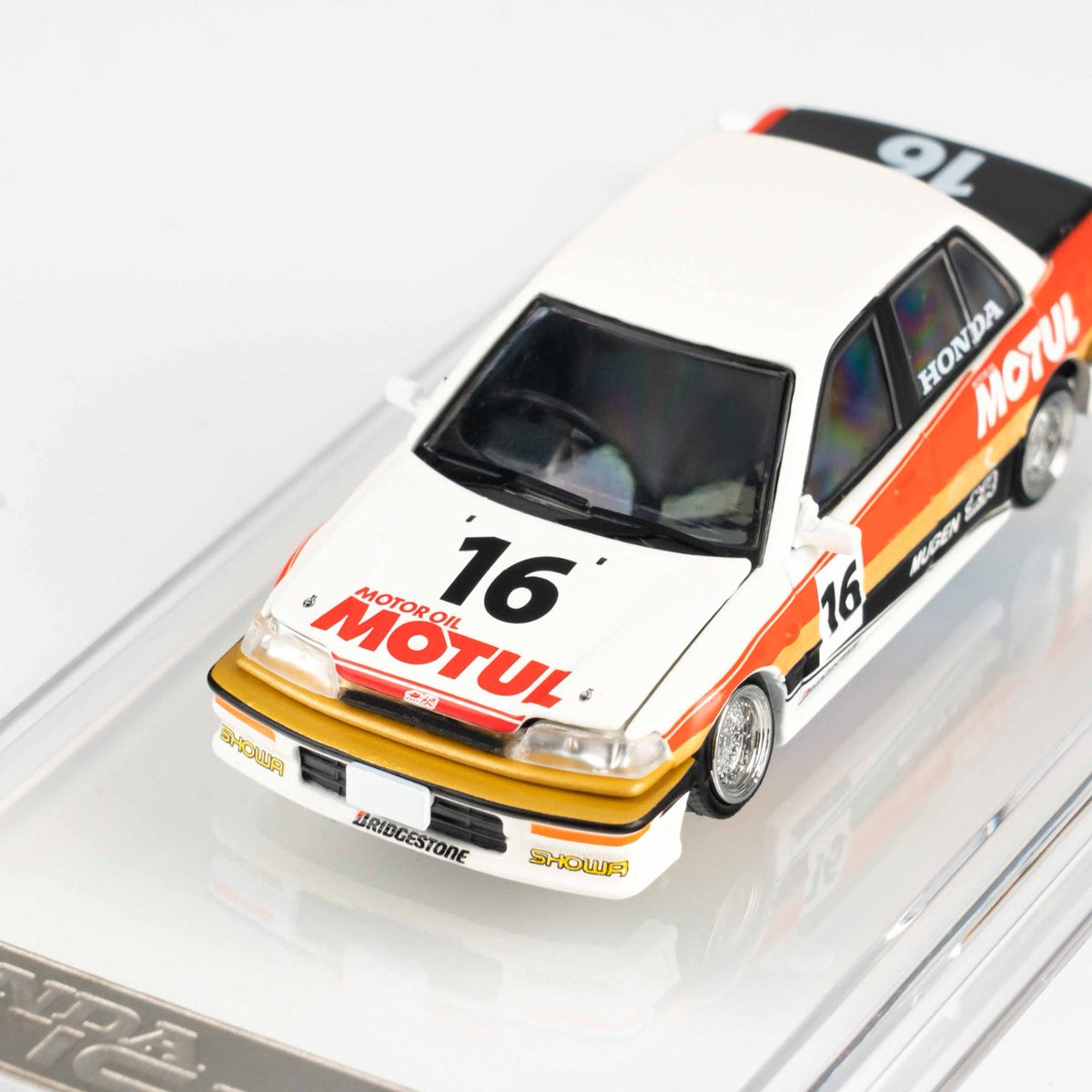 BMC BM Creations 1:64 Honda CIVIC EF2 1991 White MOTUL (RHD)