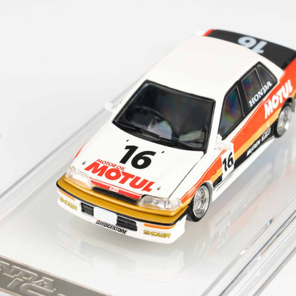 BMC BM Creations 1:64 Honda CIVIC EF2 1991 White MOTUL (RHD)