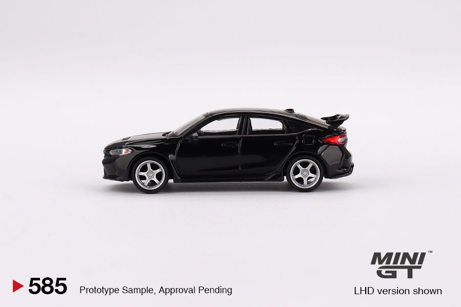 Mini GT 1:64 Honda Civic Type R Crystal Black Pearl 2023 W/ Advan GT Wheel LHD (MGT00585-CH)
