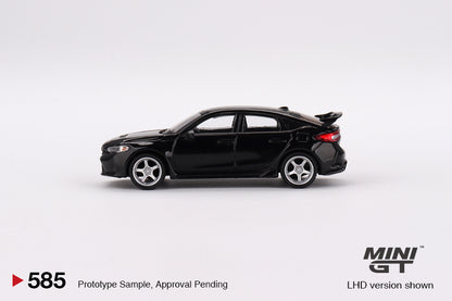 Mini GT 1:64 Honda Civic Type R Crystal Black Pearl 2023 W/ Advan GT Wheel LHD (MGT00585-CH)