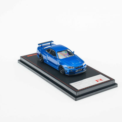 Ignition Model 1:64 Nissan Skyline GT-R (BNR34) NISMO customized Metallic Blue (IG4147) - Limited to 2 per customer / address