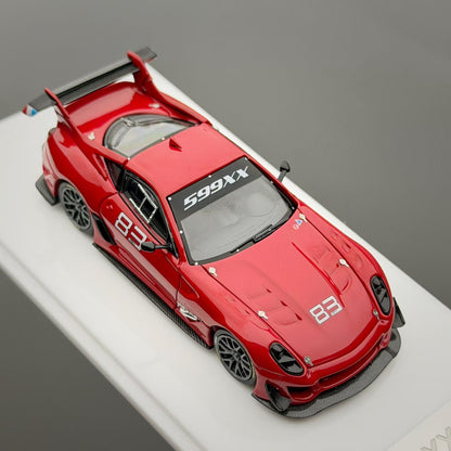 SK Model 1:64 Ferrari 599XX EVO Circuit Edition - #83 Standard Red in Premium Box Packaging