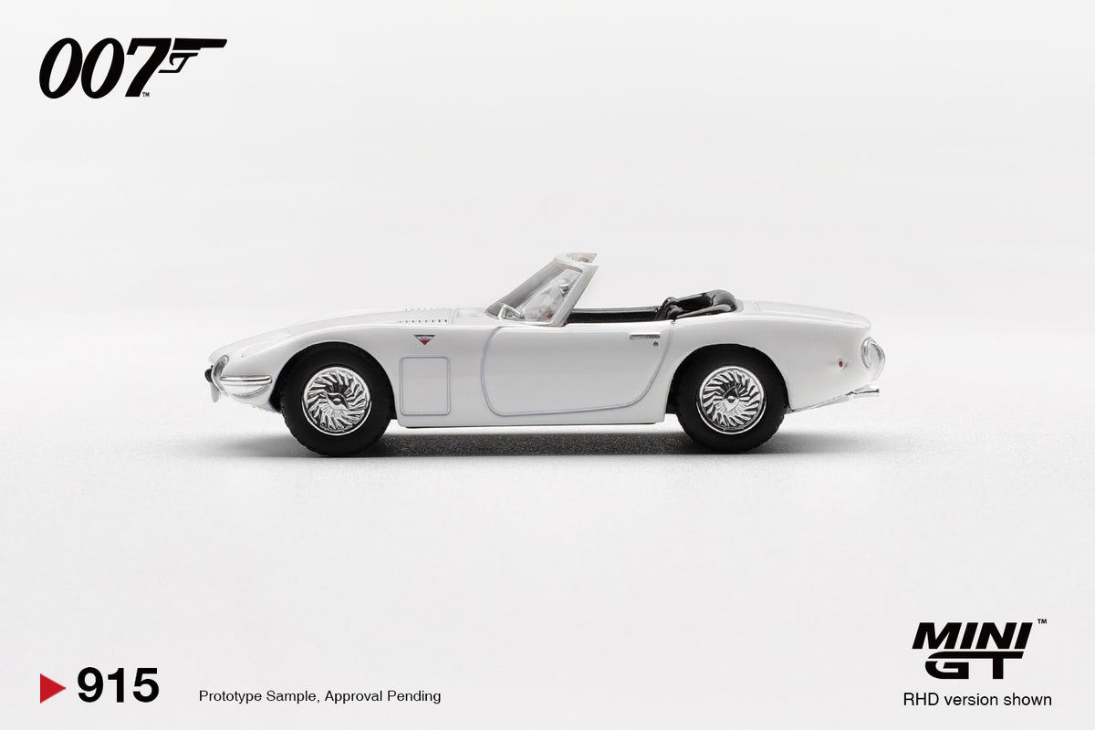 Mini GT 1:64 Toyota 2000GT Roadster “You Only Live Twice” in Blaster Packaging Japanese Version (MGT00915-007J)