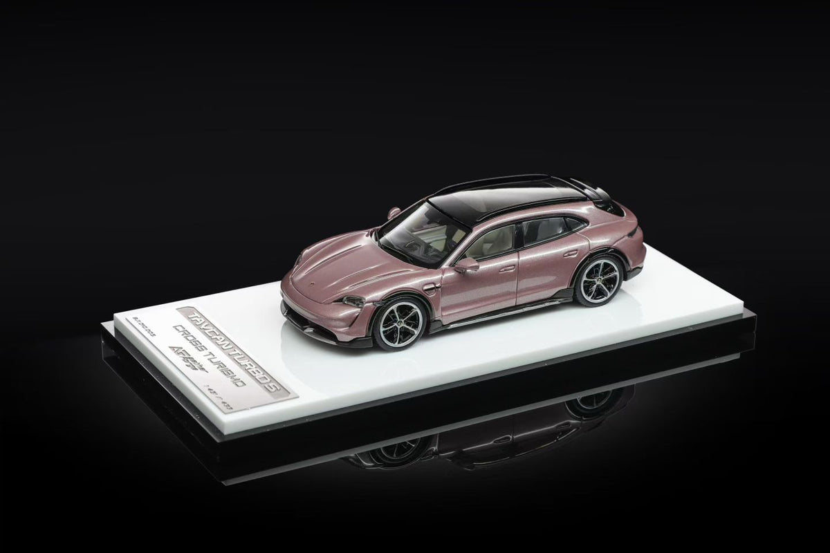 Aether Forge 1:64 Taycan Turbo S Cross Turismo Ice Pink