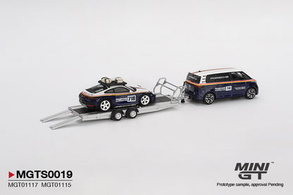 Mini GT 1:64 Porsche 911 Dakar #718 / Volkswagen ID. Buzz Porsche Centrum Gelderland Roughroads Set (MGTS0019)