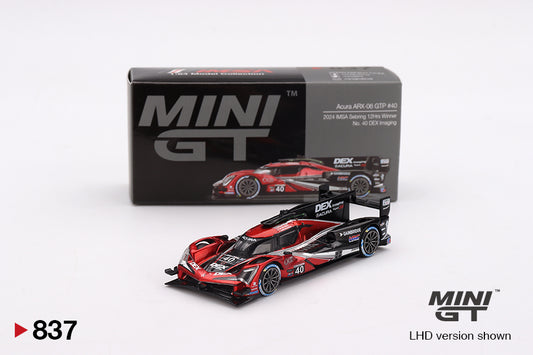 Mini GT 1:64 Acura ARX-06 GTP #40 Wayne Taylor Racing with Andretti 2024 IMSA Sebring 12Hrs Winner (MGT00837-CH)