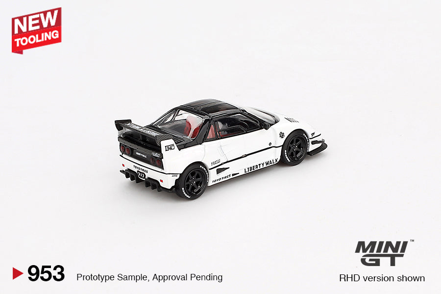 Mini GT 1:64 Mazda AZ-1 Liberty Walk LB40 White 2024 Tokyo Auto Salon (MGT00953-CH)