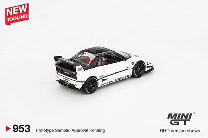 Mini GT 1:64 Mazda AZ-1 Liberty Walk LB40 White 2024 Tokyo Auto Salon (MGT00953-CH)