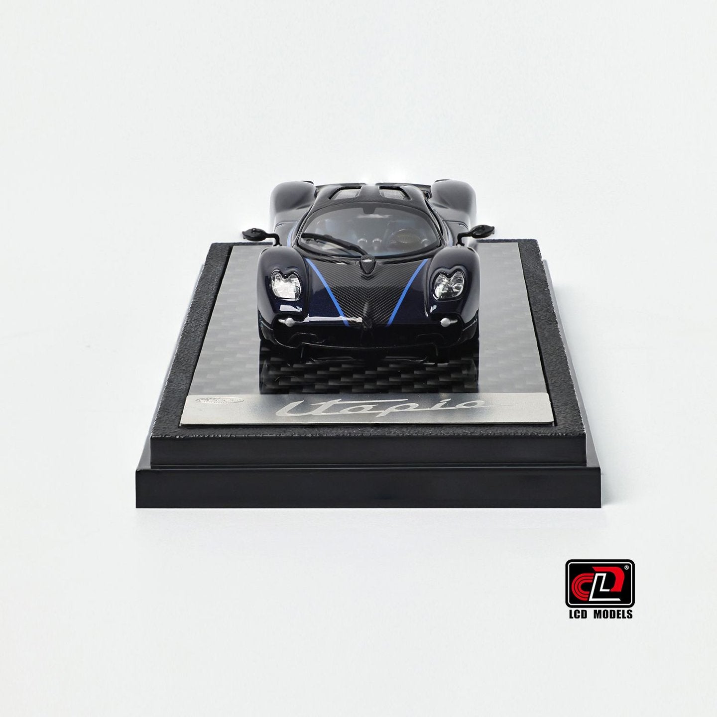 LCD 1:64 Pagani Utopia Blue Black Carbon Official Licensed