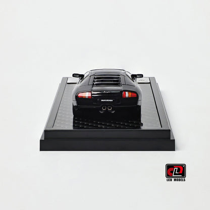 LCD 1:64 Lamborghini Murcielago Black Openable Engine Hood with Detailed Engine Lamborghini Official Licensed