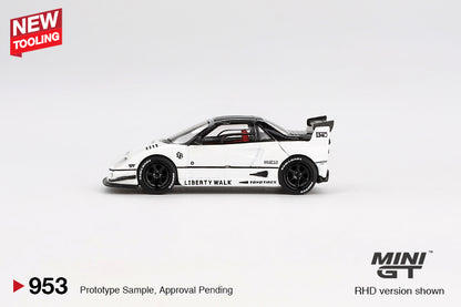 Mini GT 1:64 Mazda AZ-1 Liberty Walk LB40 White 2024 Tokyo Auto Salon (MGT00953-CH)