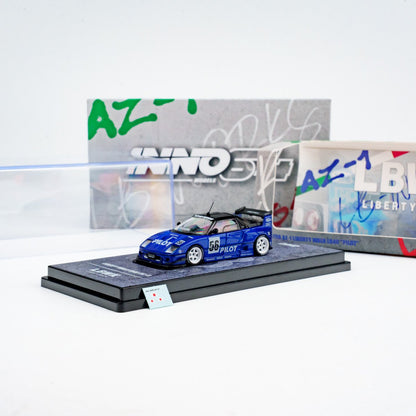 INNO64 1:64 MAZDA AZ-1 LIBERTY WALK LB40 PILOT in Premium Box Packaging (IN64-LBWK-AZ1-01)