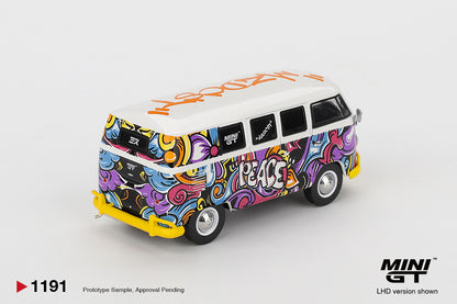 Mini GT 1:64 Volkswagen T1 Microbus Mizu Design (MGT01191-CH)